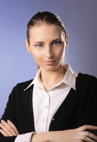 Retrato de mujer de negocios hermosa —  Fotos de Stock