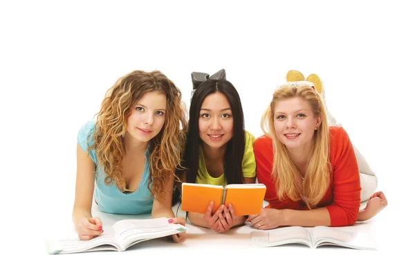 College girls studying — Stock Photo, Image