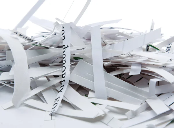 Stapel papiersnippers — Stockfoto