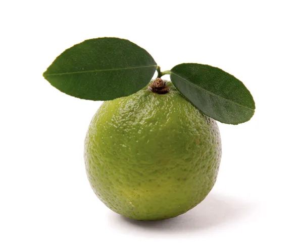 Lime with leaves — Stock Photo, Image