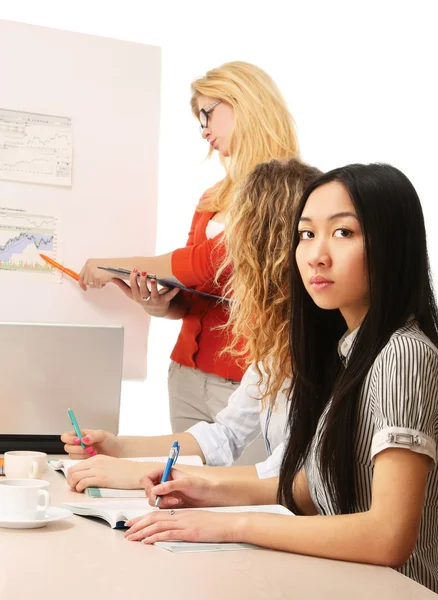 Mujeres trabajadoras aisladas —  Fotos de Stock