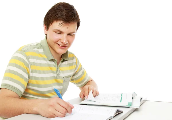 Young guy studying — Stock Photo, Image
