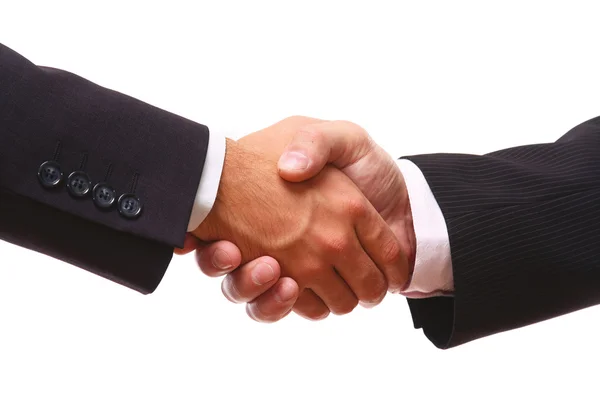 Handshake isolerade — Stockfoto