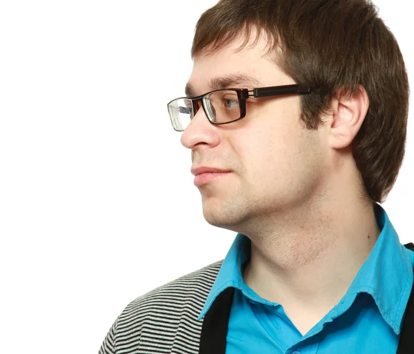 Giovane uomo con gli occhiali — Foto Stock