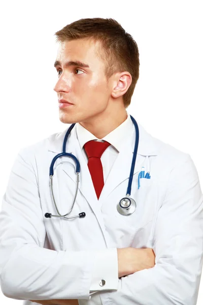 Erkek doktor ayakta — Stok fotoğraf
