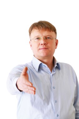 bir el veren işadamı