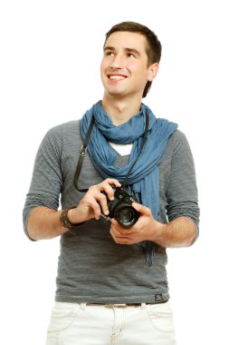 Genç fotoğrafçı fotoğrafçılık