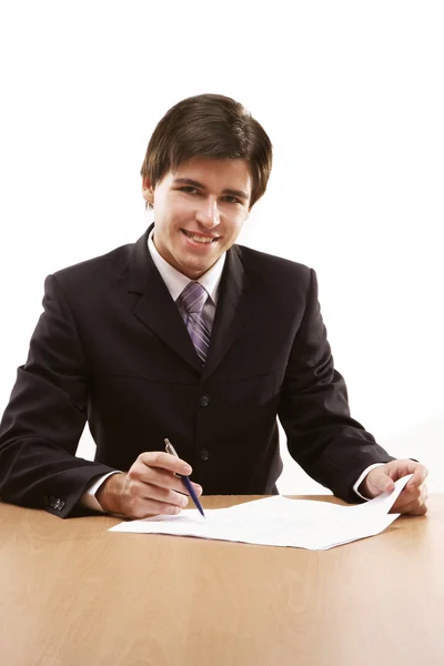 Joven hombre de negocios — Foto de Stock