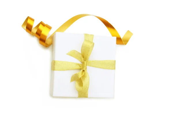 Geschenkdoos met ribbon bow — Stockfoto