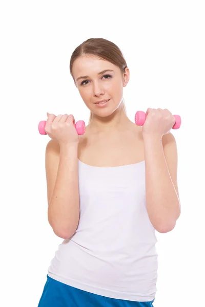 Young woman training — Stock Photo, Image