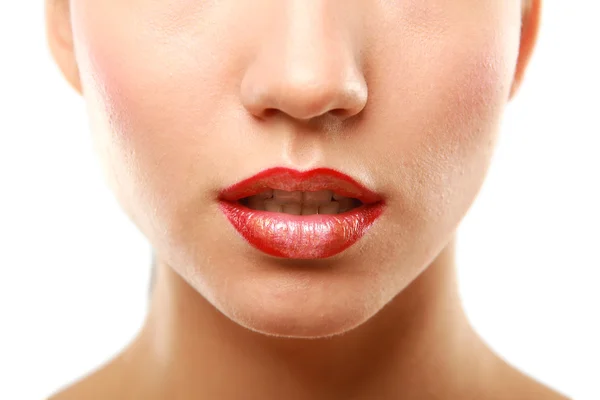 Makeup.Lipgloss. — Fotografia de Stock