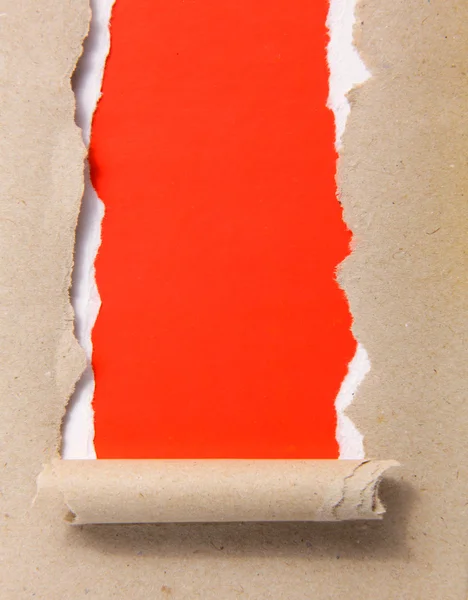 Pionowe zgrywanie papieru — Zdjęcie stockowe
