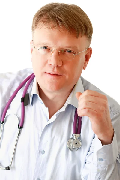 Doctor man with stethoscope — Stock Photo, Image