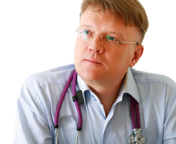 Doctor man with stethoscope — Stock Photo, Image