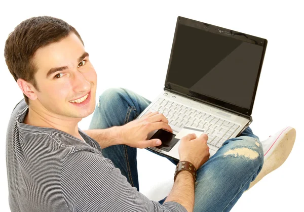 Hombre joven estudiando — Foto de Stock