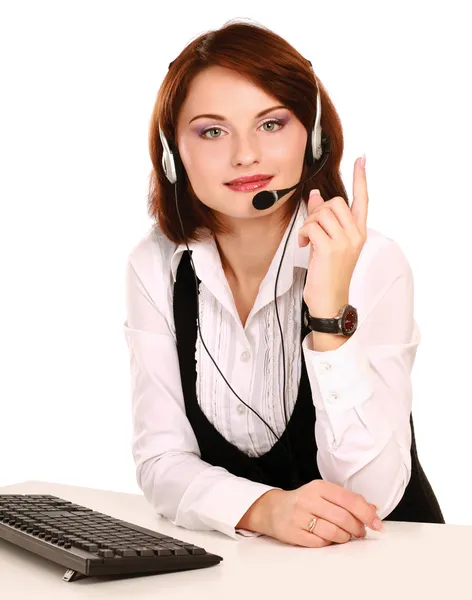 Customer service operator — Stock Photo, Image