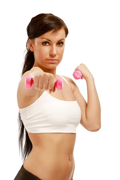 Young woman training — Stock Photo, Image