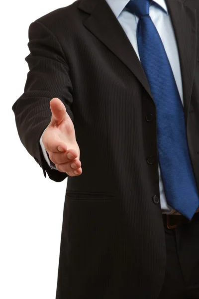 A businessman offering to shake your hand — Stock Photo, Image