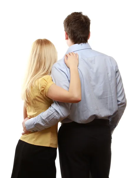 Couple, a back view — Stock Photo, Image