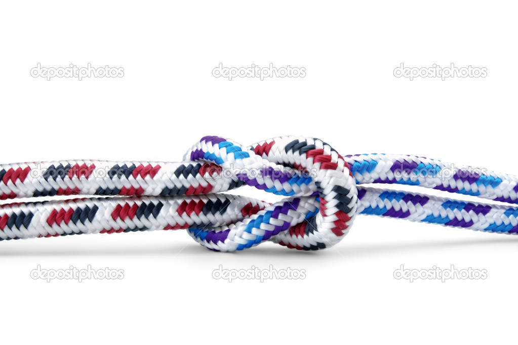 Rope isolated on white