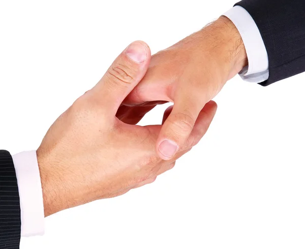 Handshake isolerade — Stockfoto