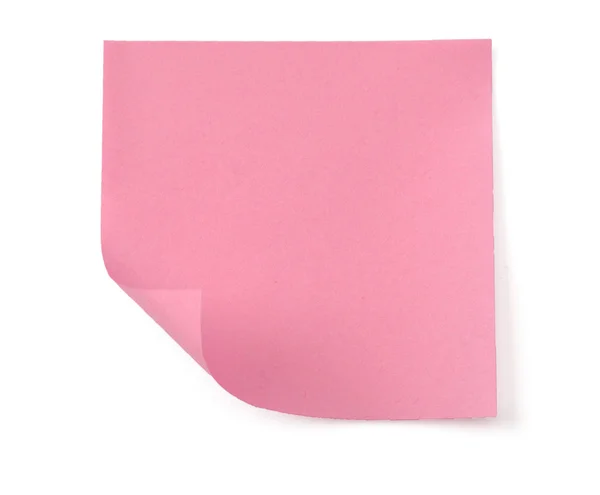 En lyserød note - Stock-foto