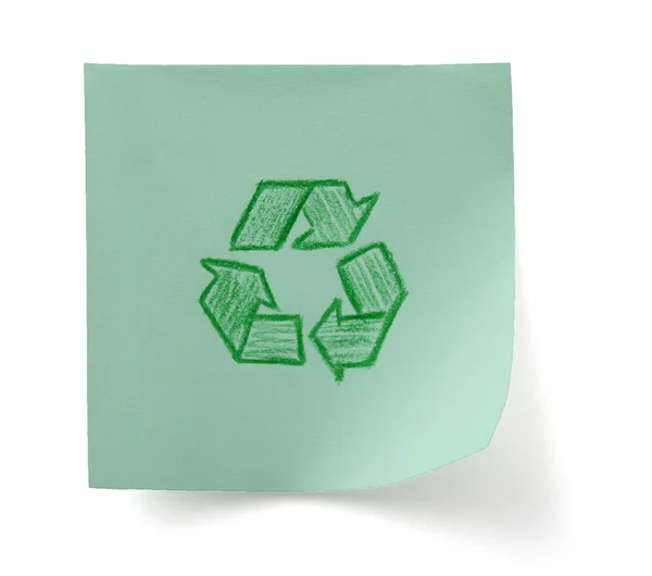 Symbol für Recyclingkonzept — Stockfoto