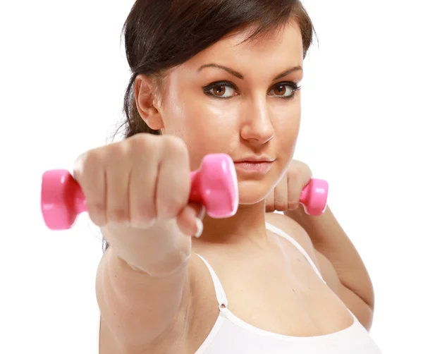 Young woman training — Stock Photo, Image