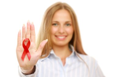 AIDS şeridine kadınla