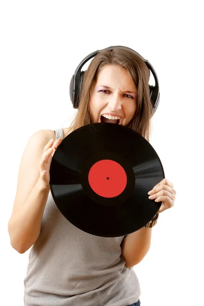 Woman Singing — Stock Photo, Image