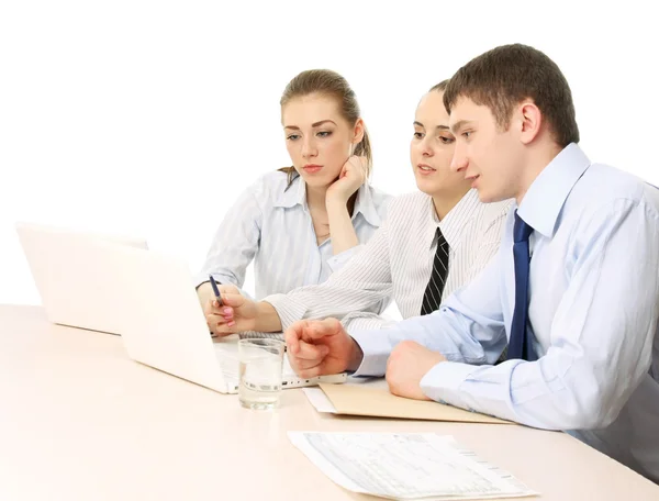 En la reunión — Foto de Stock