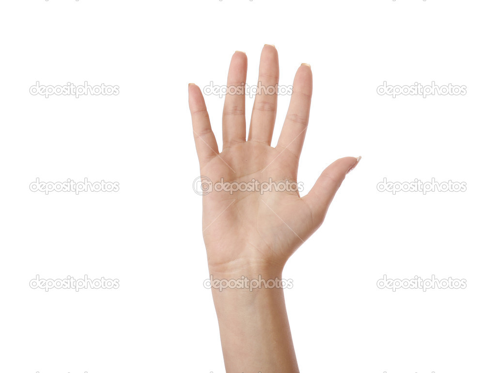 A female hand