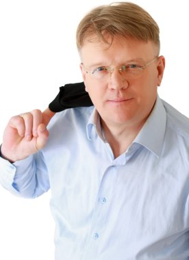 gözlüklü adam portresi