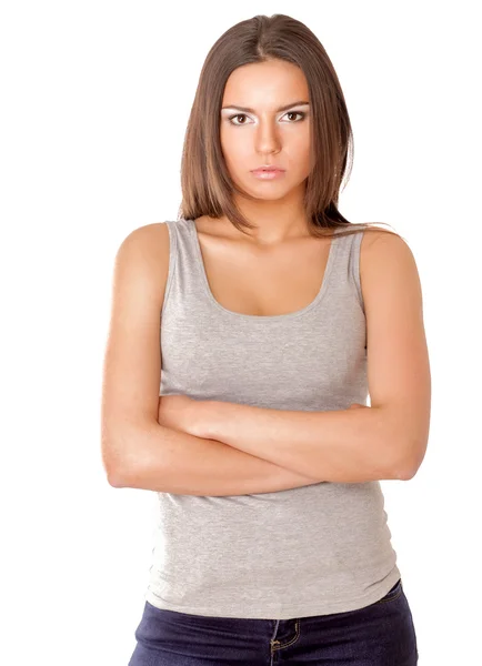 Young woman standing — Stock Photo, Image