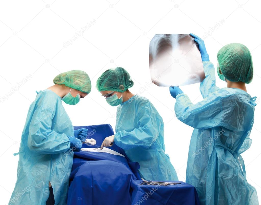 Group of surgeons.