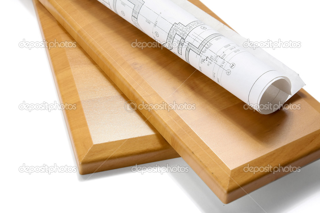 Wooden board and plan