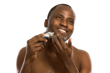 Afro-Amerikan erkek tıraş