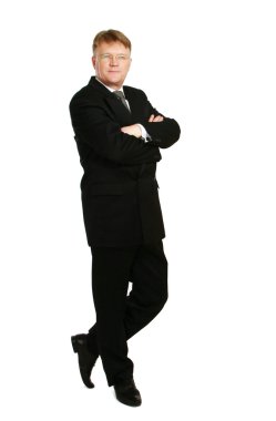 gülümseyen genç işadamı