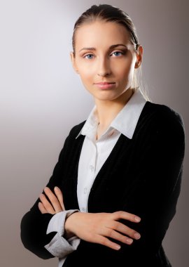 iş kadını ayakta