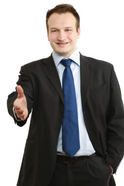 bir el veren işadamı