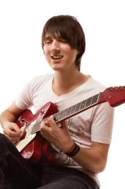 şarkı genç gitarist