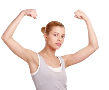 ayakta ve ellerini yükselterek kadın