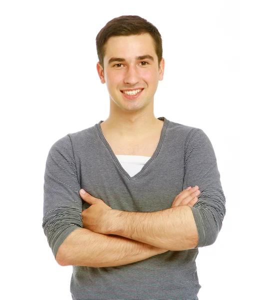 Portrait of a young smiling guy — Stock Photo, Image