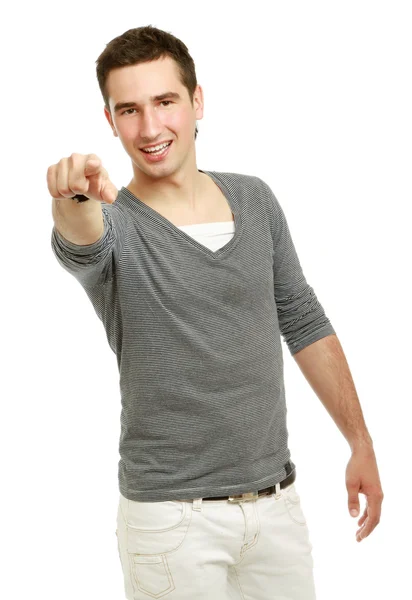 Man pointing at you — Stock Photo, Image