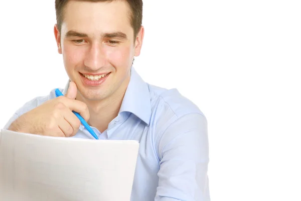 Young man working — Stock Photo, Image