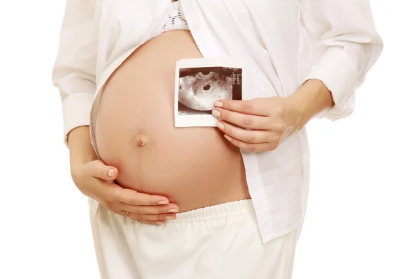 怀孕的母亲 — 图库照片