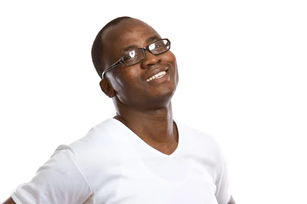 Retrato de um afro-americano feliz — Fotografia de Stock