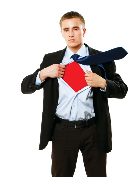 Superhero standing — Stock Photo, Image