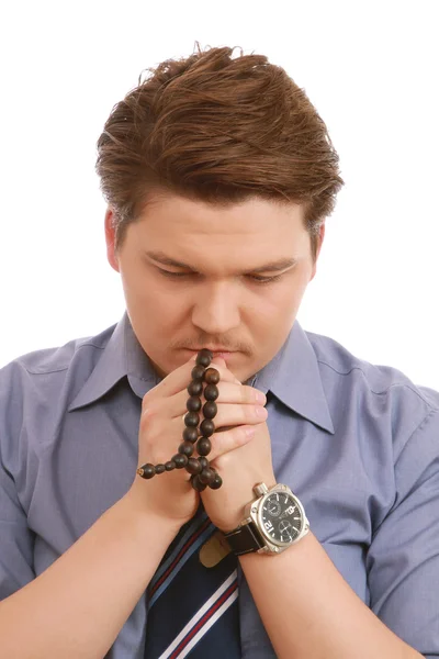 Man praying — Stock Photo, Image