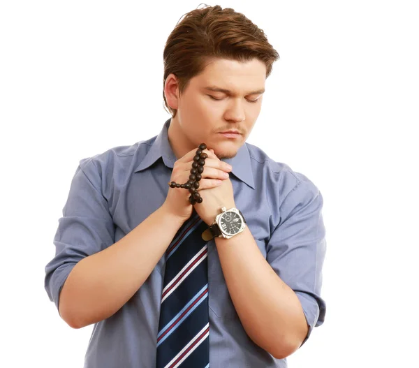 Hombre rezando —  Fotos de Stock